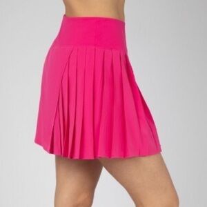 🇪🇸🥑90 Degree By Reflex Tennis Skirt Skort Renaissance Side Pleat pink